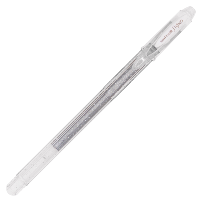 Pix Uni-ball Sparkling UM-120SP, 0.7mm, Scris Argintiu