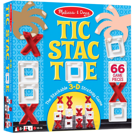 Joc X și 0 3D Tic Stac Toe Melissa & Doug