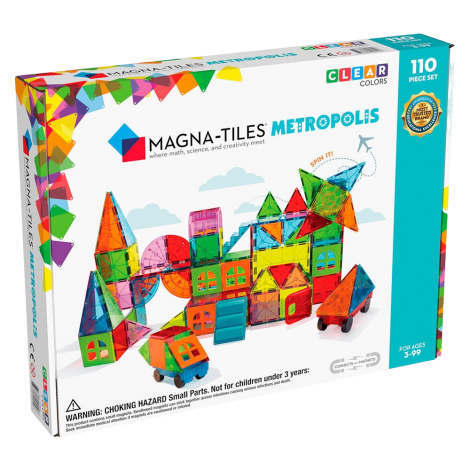 Set Magna-Tiles Metropolis 110 piese magnetic
