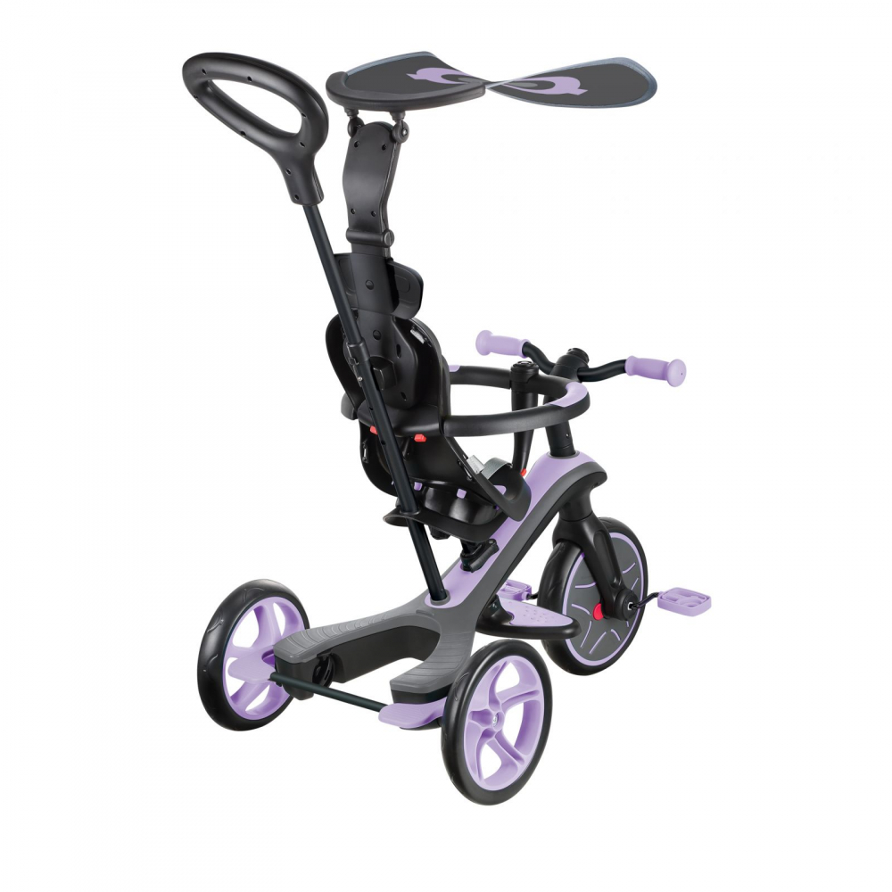 Tricicleta Globber Explorer 4in1 Violet, Control Parental - imagine 5