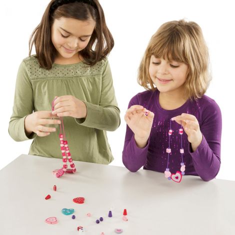 Set Margele Lemn Melissa & Doug Inimioare - imagine 5