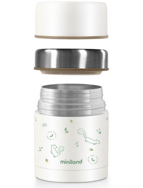 Termos Mâncare Solida 600 ml Miniland Natur