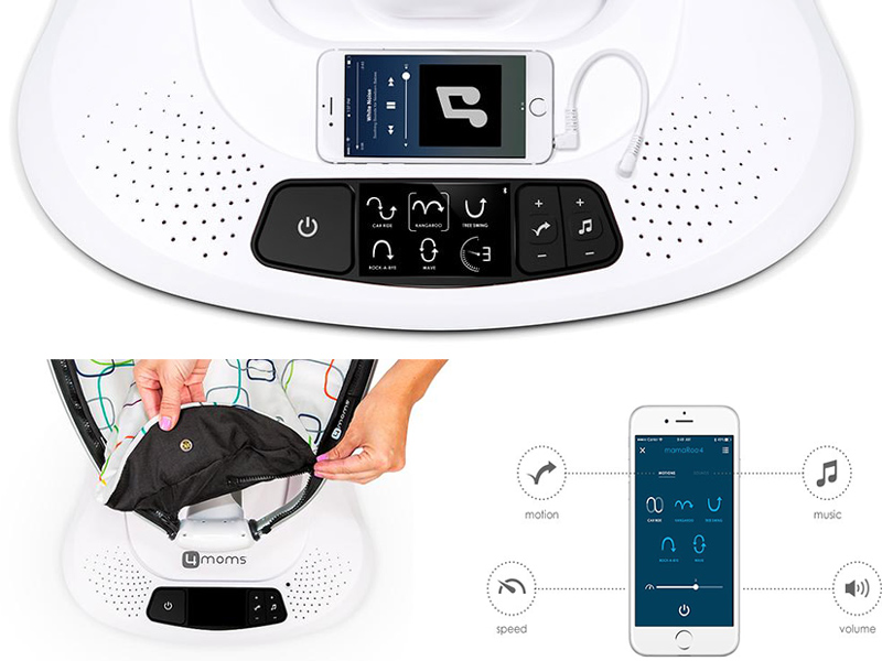 Fotoliu balansoar 4moms mamaRoo 4.0, Mov. Unic