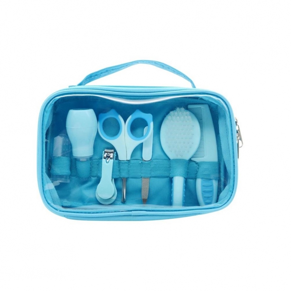 Set BabyJem Blue 7 Piese Ingrijire Copii - imagine 3
