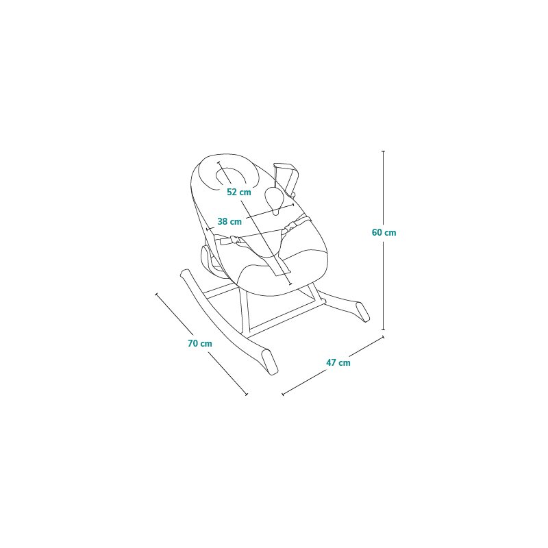 Lionelo Dalia 4-in-1 Balansoar Bebe - imagine 8