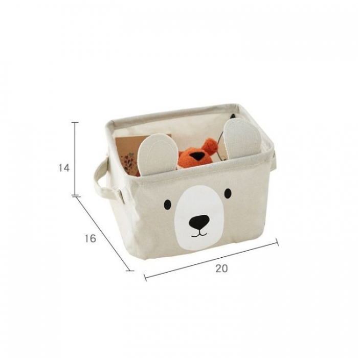 Cos Jucării Ecotoys Bej | Design Scandinavian