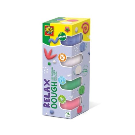 Plastilina Vegana SES Relax 4 Culori
