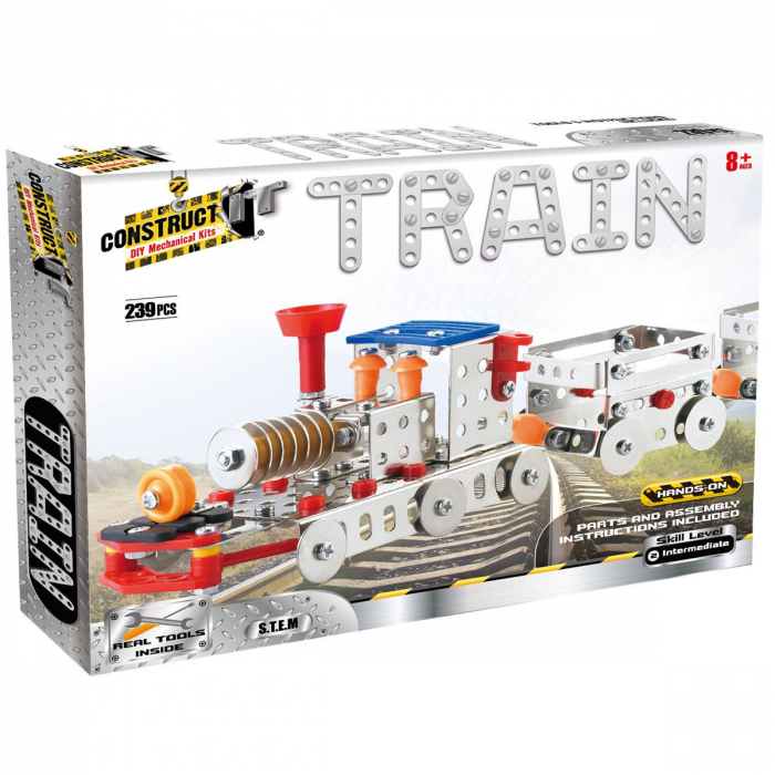 Kit STEM Locomotivă Construct It | Construcție Intermediară