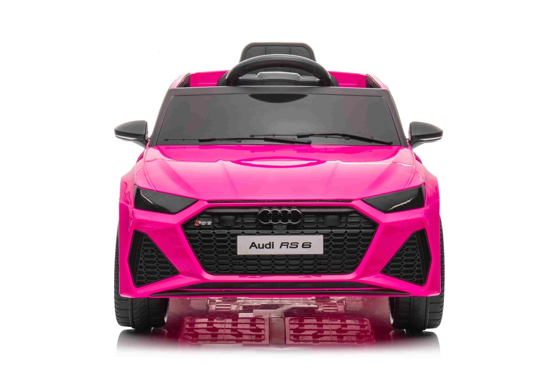 Mașinuță Electrică Audi RS6 12V Roz - Autokids - imagine 2