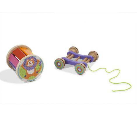 Xilofon Rotativ Melissa & Doug de Tras - imagine 4