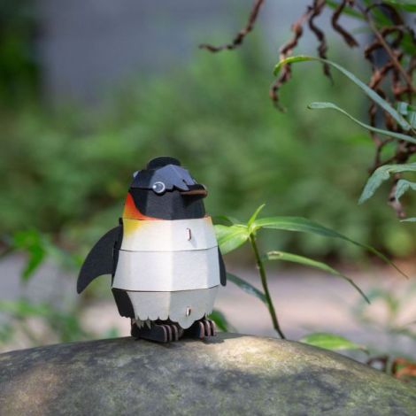 Puzzle 3D Pinguin cu Sunete Mieredu - imagine 8