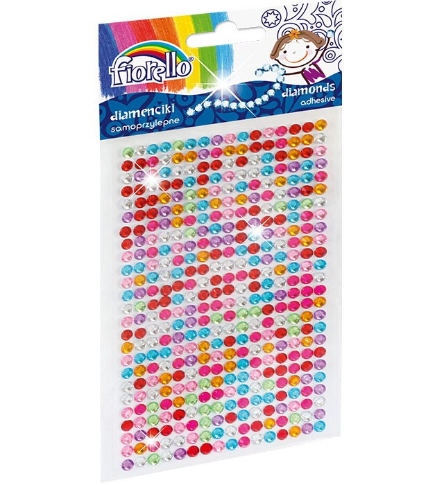 400 Diamante Autoadezive Fiorello, 4mm