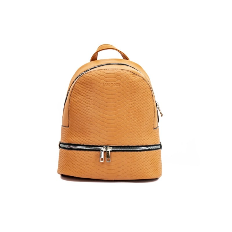 Rucsac Dama Lamonza Eva Elegant, Impermeabil, Maron