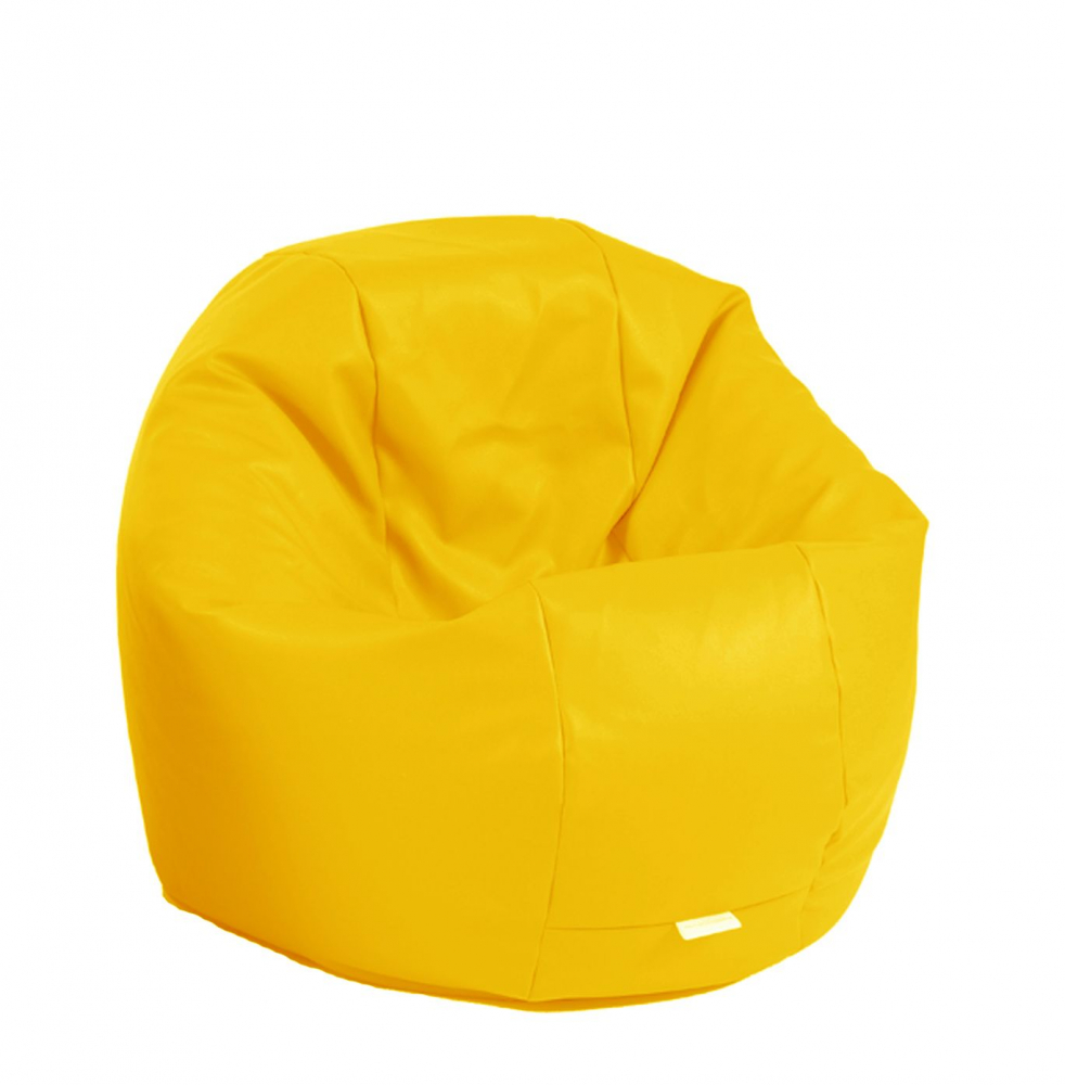 Fotoliu Beanbag Relaxo Galben, Pufrelax - imagine 3