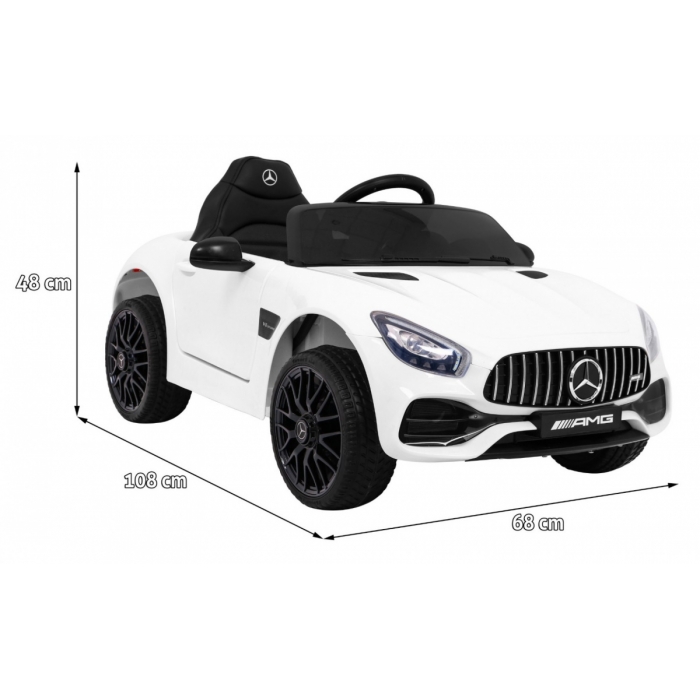 Masinuta Electrica Mercedes GT 70W, Alba - imagine 6