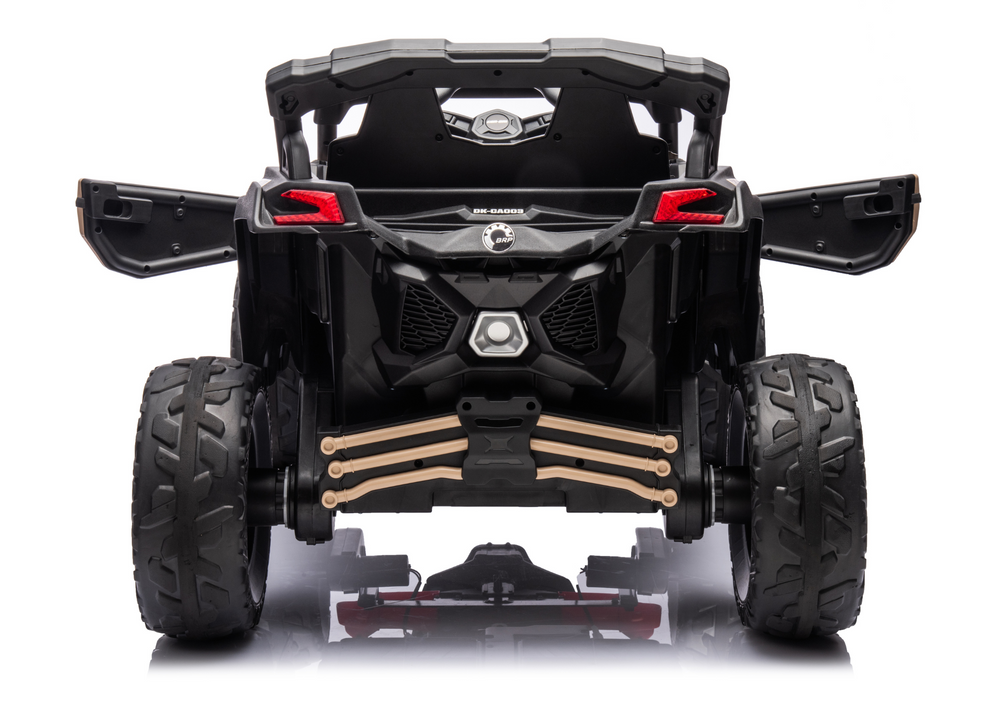 Masinuta Can Am UTV Electrica Leantoys - Kaki - imagine 8