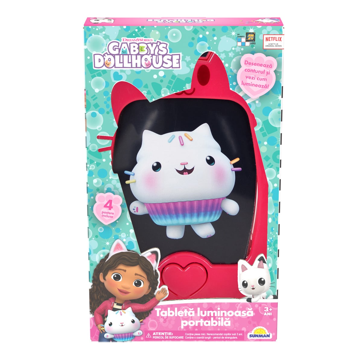 Tableta Desen Gabby's Dollhouse Light Pad