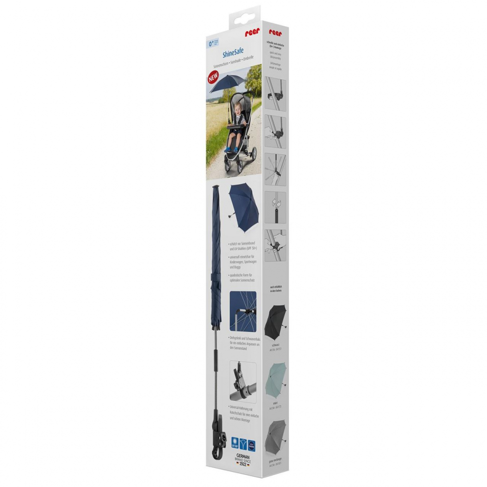 Umbrelă Solară UV 50+ Reer ShineSafe Blue - imagine 4