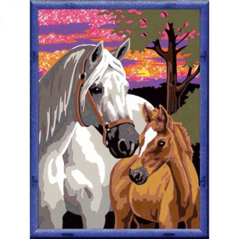 Creart Pictura Cai Ravensburger | Pictura pe Numere - imagine 2