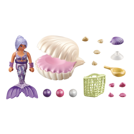 Sirena Playmobil cu Perla | Jucărie Creativă - imagine 2