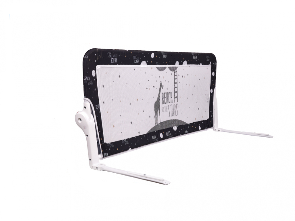Bariera Protectie Pat Ikonka Giraffe, Pliabila, Metal - imagine 3