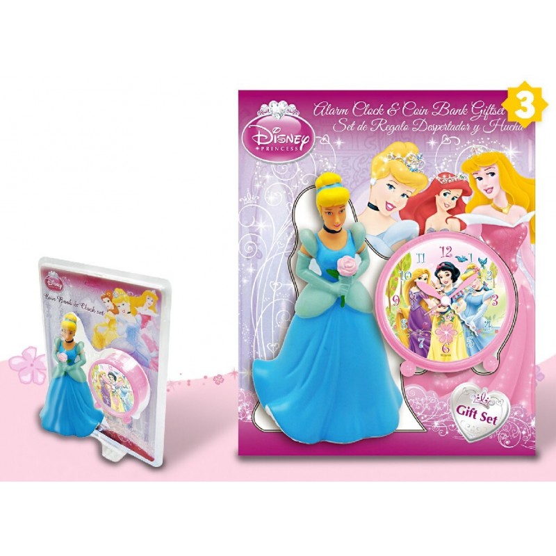 Set Ceas Masă și Pusculită Cenușăreasa Disney