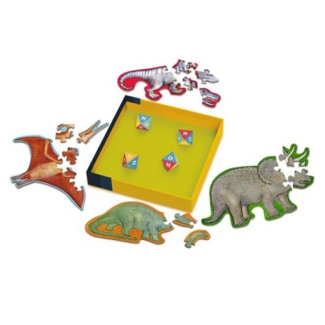 Dinoroll Djeco - Joc Zaruri Dinozaur - imagine 2