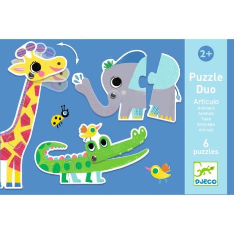 Puzzle Educativ Djeco Articulo Animo 2+ - imagine 4