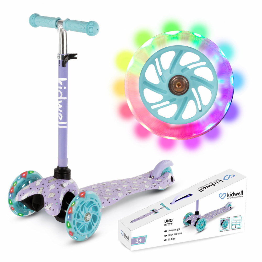Trotineta Kidwell Uno Kitty Roti Luminoase