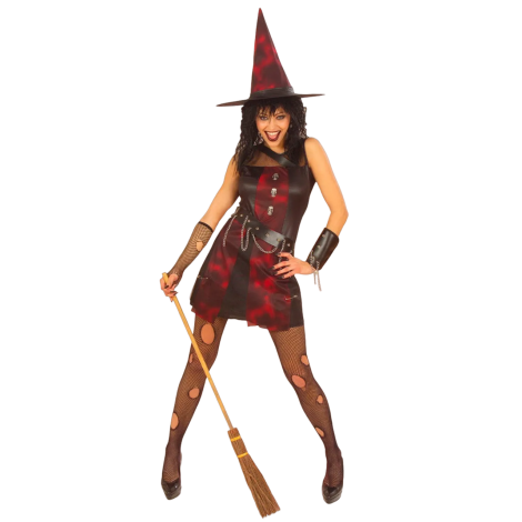 Costum Vrăjitoare Punk Widmann | Petrecere Halloween