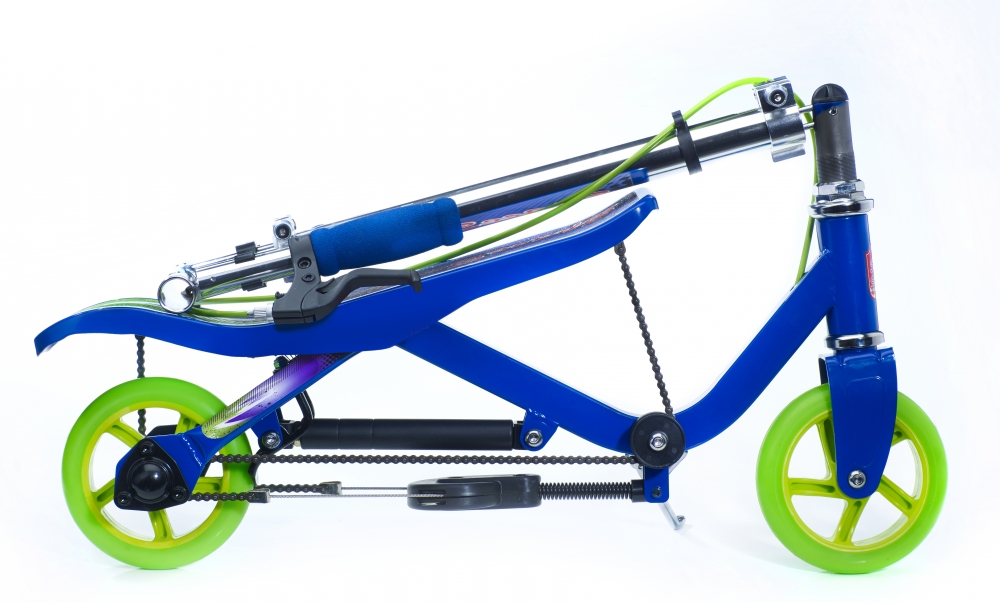 Space Scooter X360 Junior Albastru | Pliabilă și Suspensii - imagine 2
