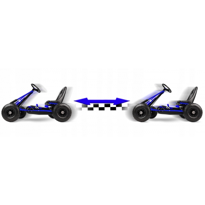 Kart Pedale Ricokids Albastru | Joc Activ - imagine 4