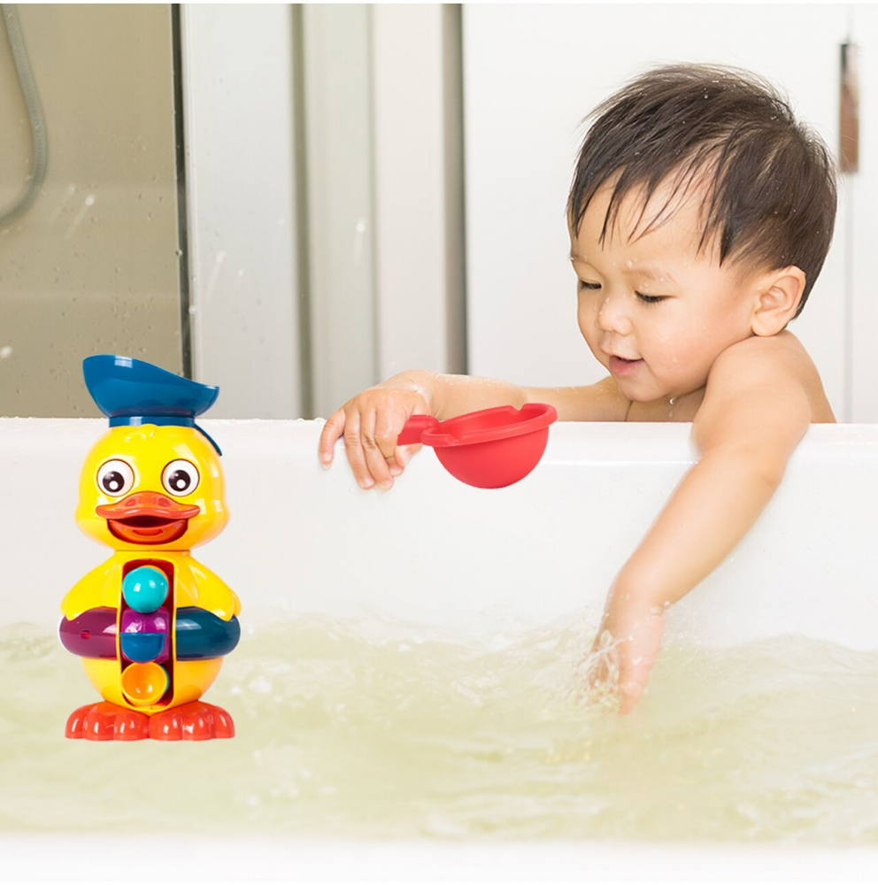 Malplay Ratusca de Baie cu Rotita Interactiva - imagine 4