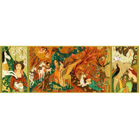 Puzzle Djeco Gradina cu Unicorni | 500 piese