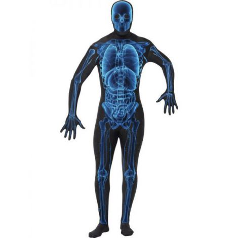 Costum Schelet X Ray Smiffys | Deghizare Băieți 128 cm