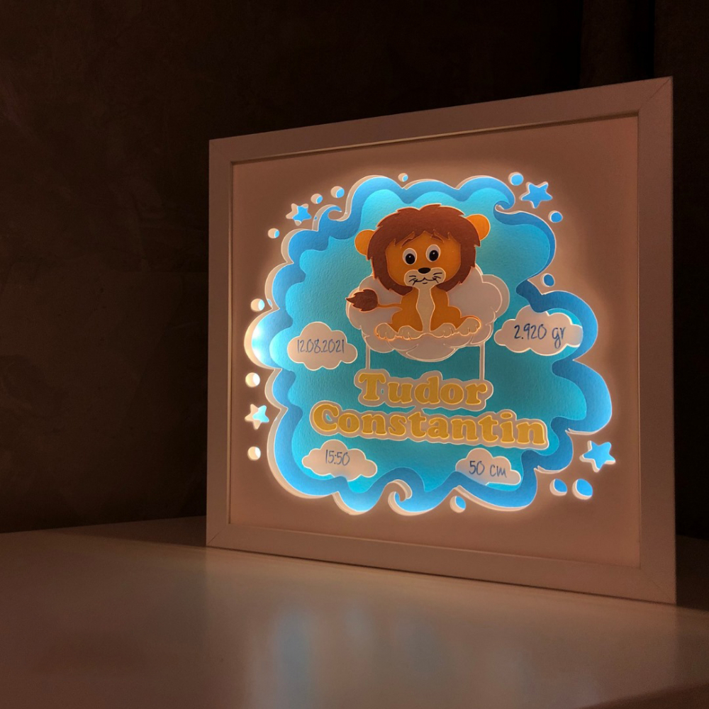 Tablou Luminos Baietel 006 Noorhandmadeatelier
