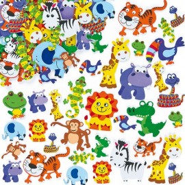 Autocolante Neopren Animale Jungle Baker Ross