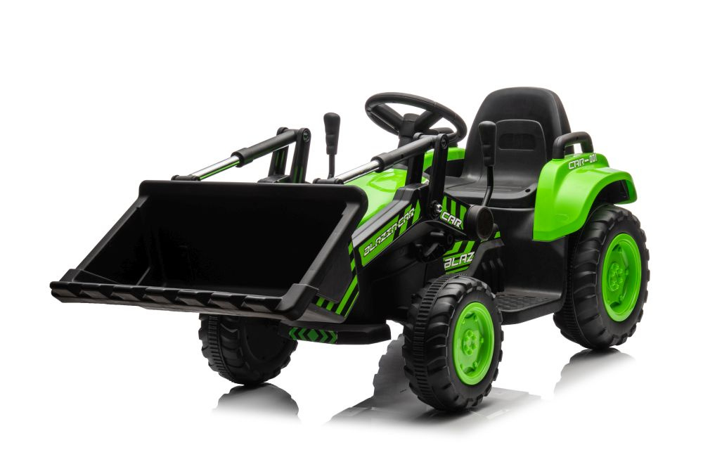 Tractor Electric Leantoys cu Cupa si Remorca - imagine 4