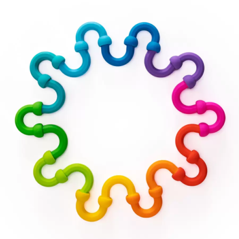 Plip Links Set Constructie Silicon Fat Brain Toys - imagine 3