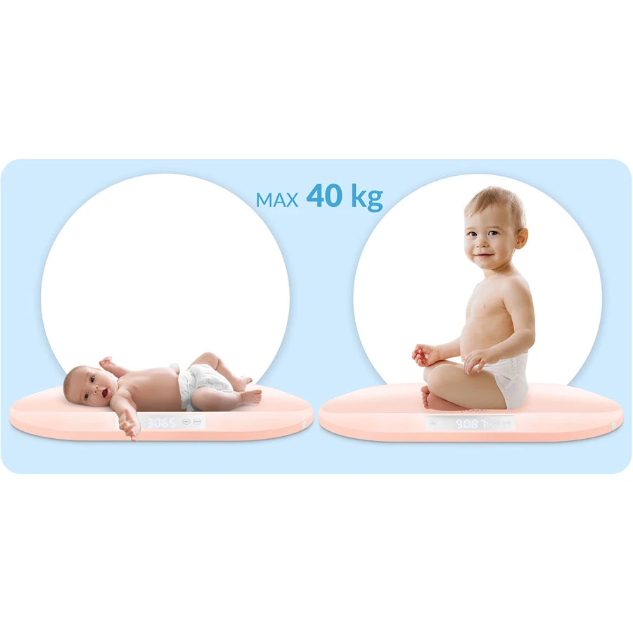 Cantar Nukido Pink 40kg | Cântar electronic copii - imagine 4