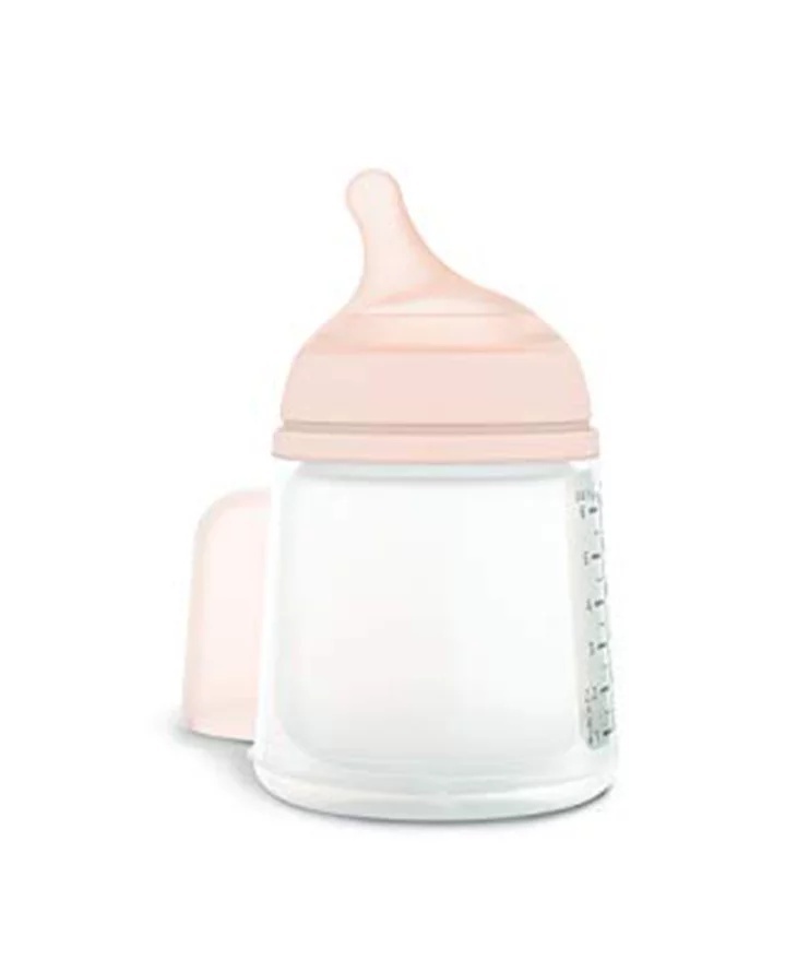 Biberon Suavinex Zero 180ml, Anticolici, Debit Lent - imagine 2