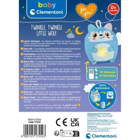 Clementoni Lup Plus cu Lumină și Sunete Relaxante - imagine 6