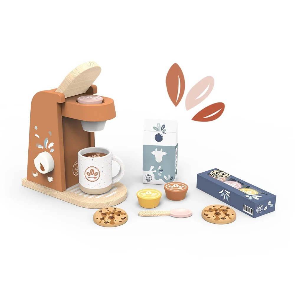Aparat cafea lemn Speedy Monkey | Jucărie educativă