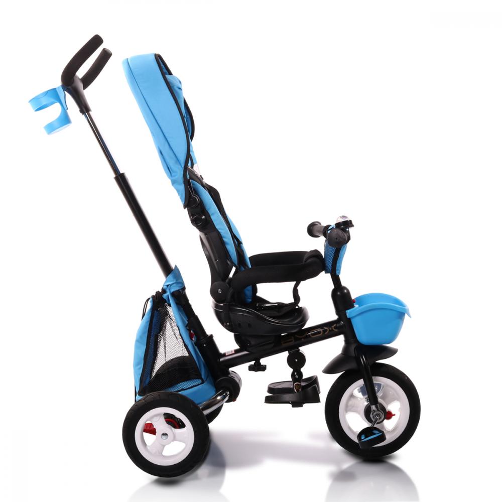 Tricicleta Byox Flexy Lux Blue Pliabila cu Maner Parental - imagine 9