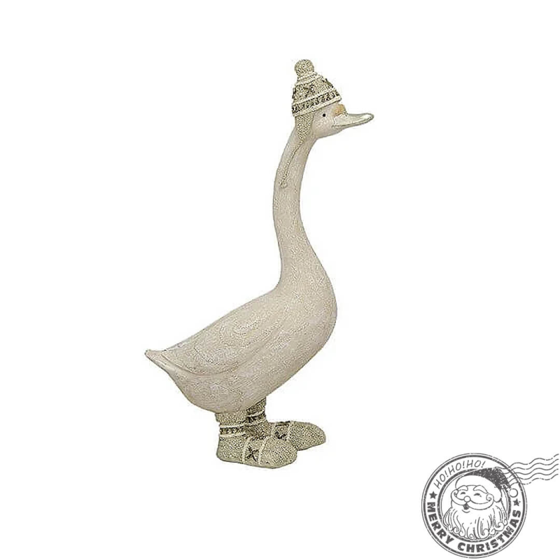Gâscă Decorativă Ema cu Căciuliță 28 cm - imagine 2