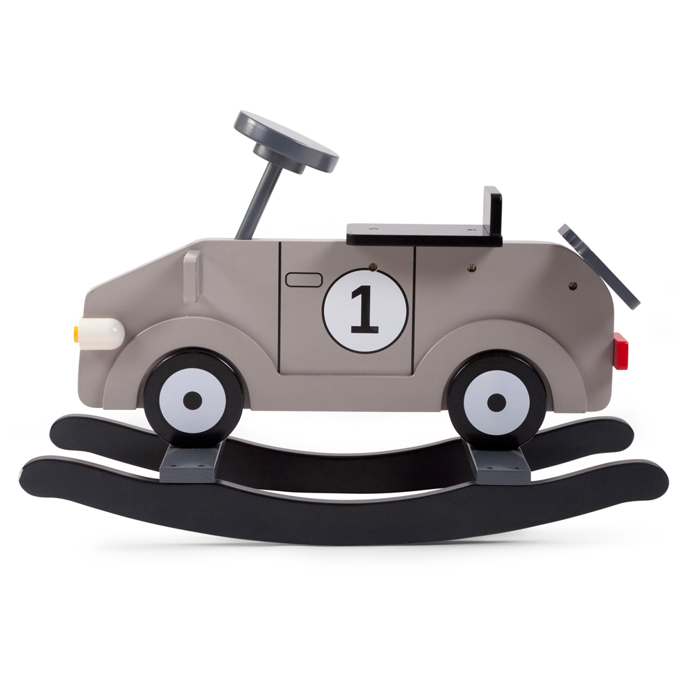 Balansoar Childhome My First Car Gri MDF - imagine 2