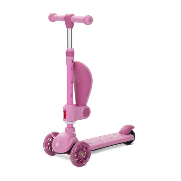 Lorelli Speedster Pink - Trotineta cu LED si scaunel - imagine 3
