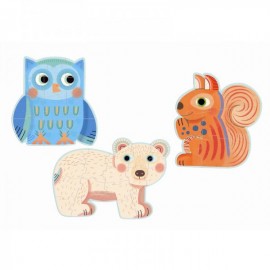 Set Puzzle Djeco Animale, Evolutive 2+ Ani
