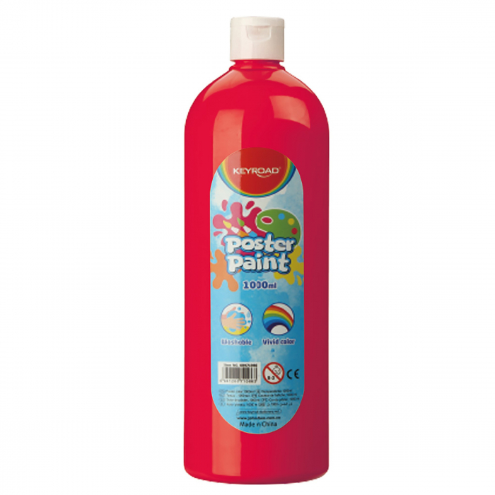 Culoare Tempera Roșu Keyroad 1000ml