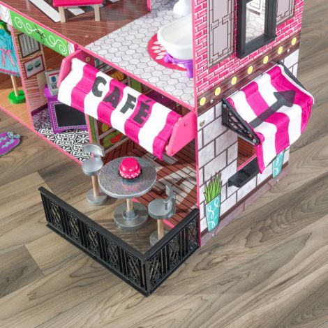 Casuta papusi Kidkraft Brooklyn Loft, 3 etaje, 25 accesorii - imagine 2